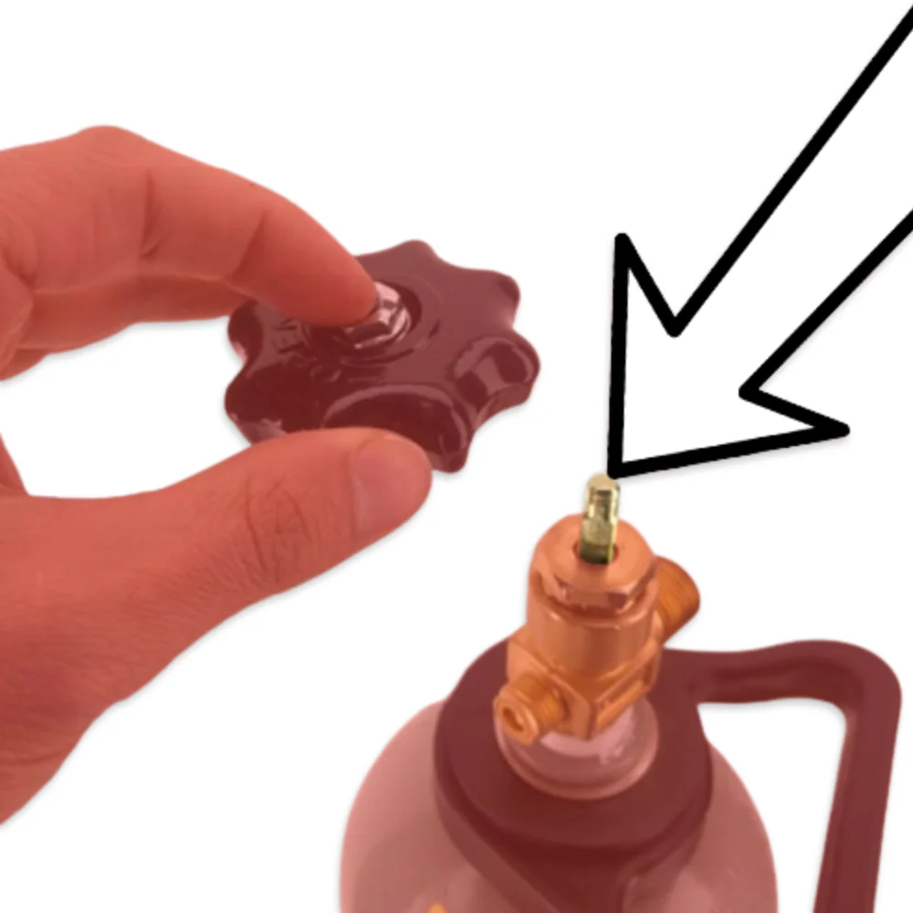 BRASS SPINDLE - For CO2 Valve (2.6kg & 6.0kg)