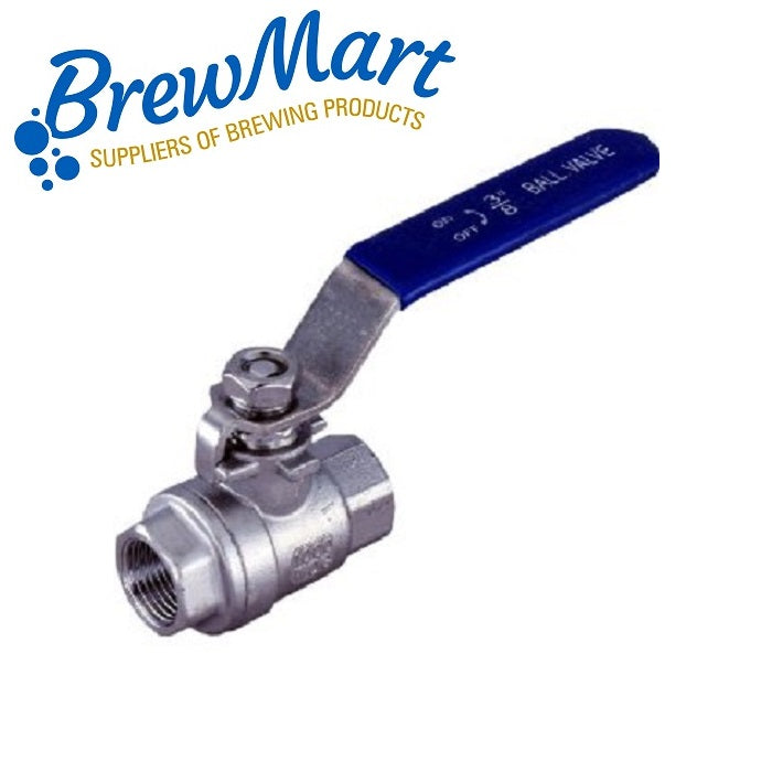 BALL VALVE 3/8 BSP S/S