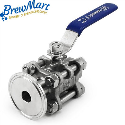 Ss TC BALL VALVE 1.5 to 1/2