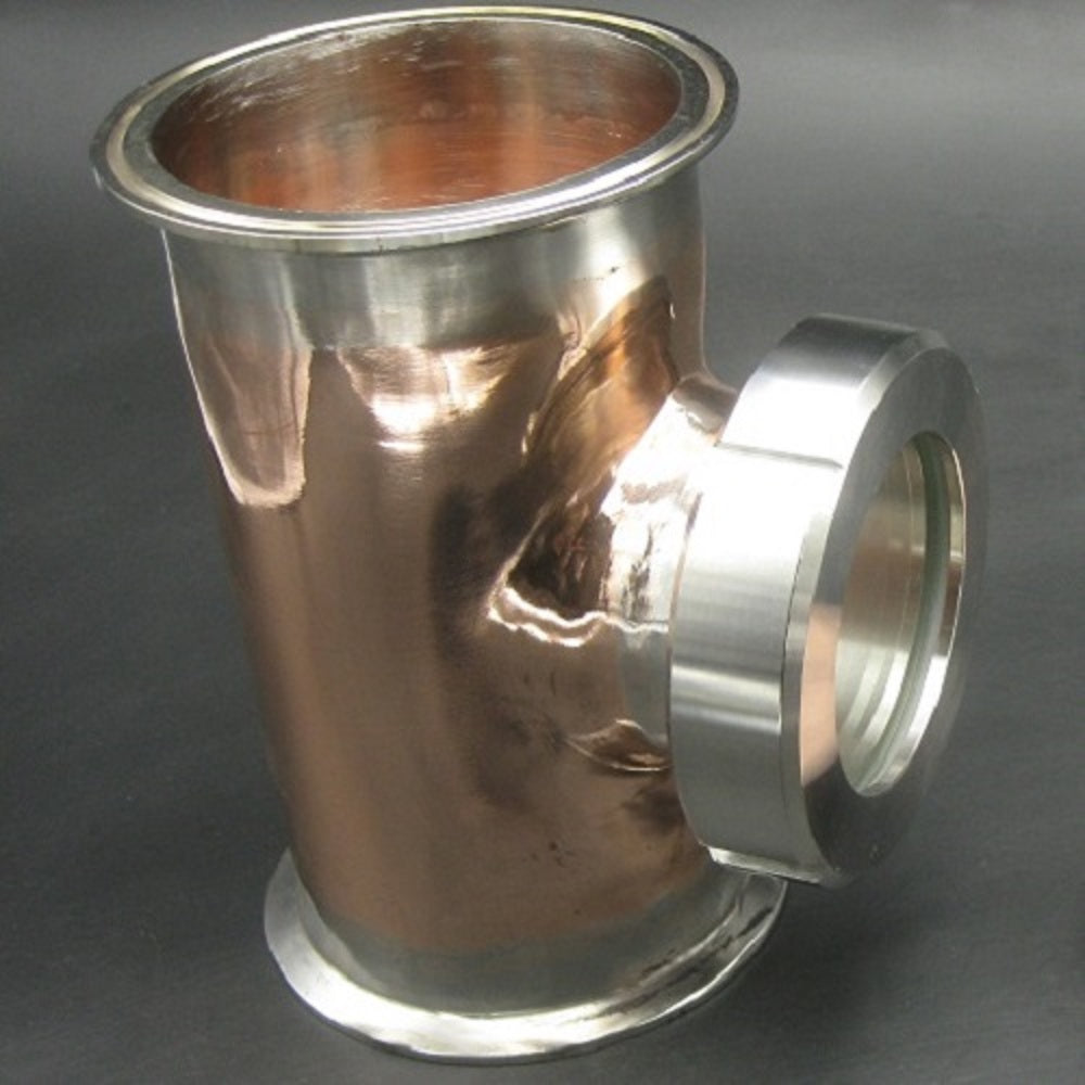 SIGHT GLASS TEE - 4 inch COPPER