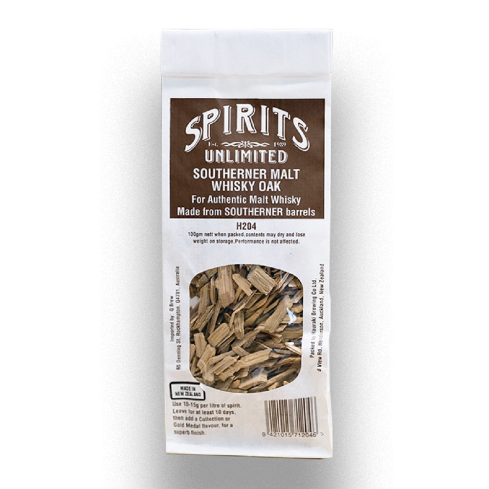 CHIPS SU SOUTHERN MALT WHISKY OAK 100g