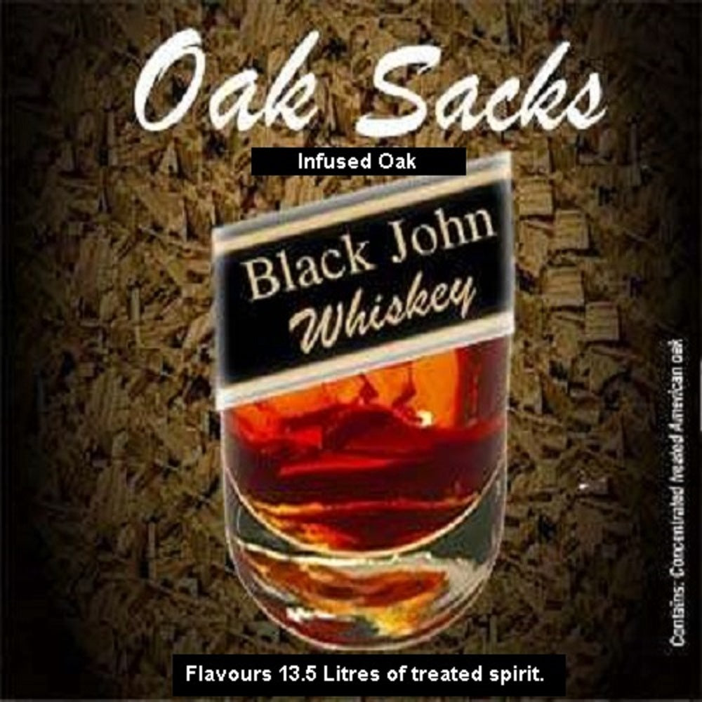 OAK INFUSED BLACK JOHN WHISKEY