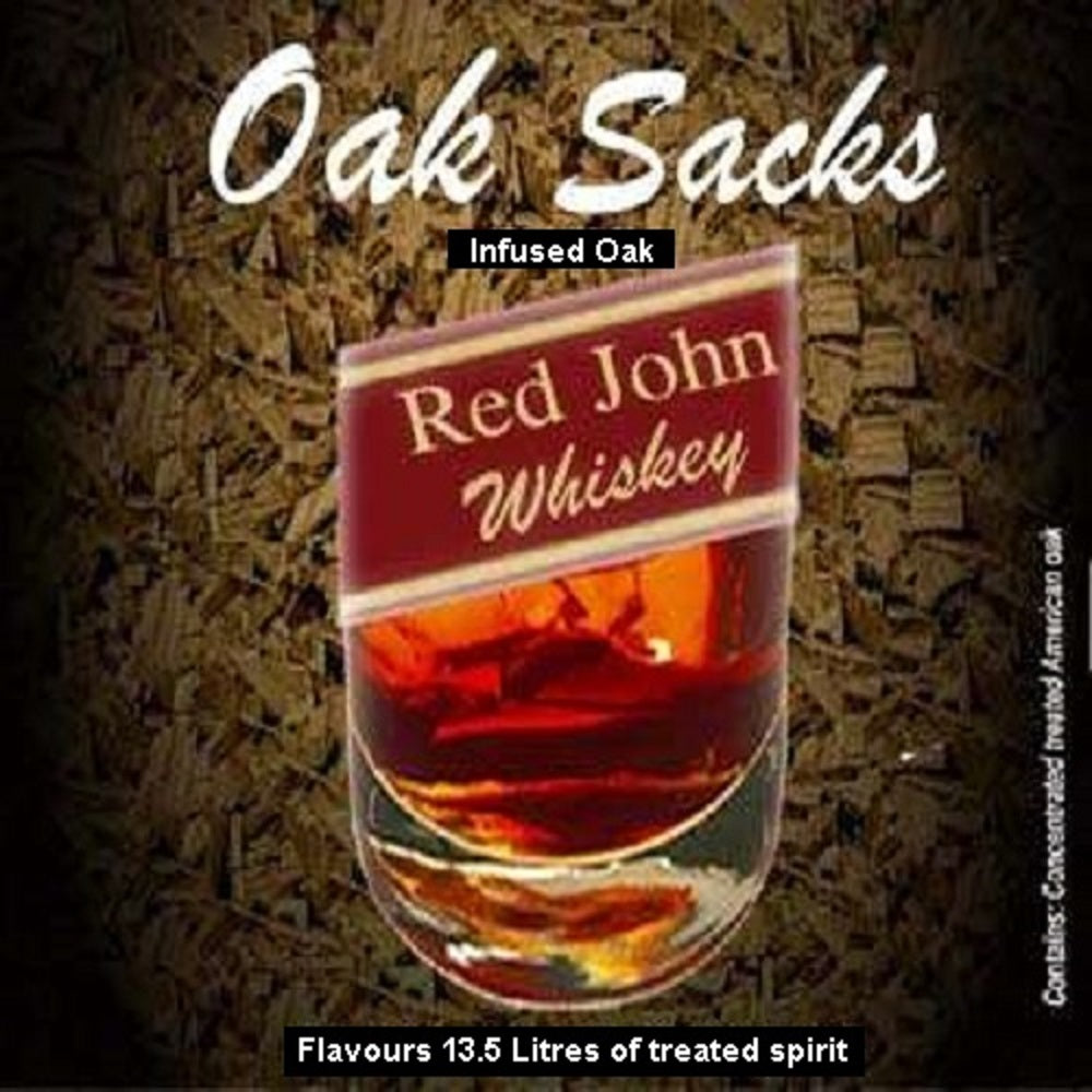 OAK INFUSED RED JOHN WHISKEY