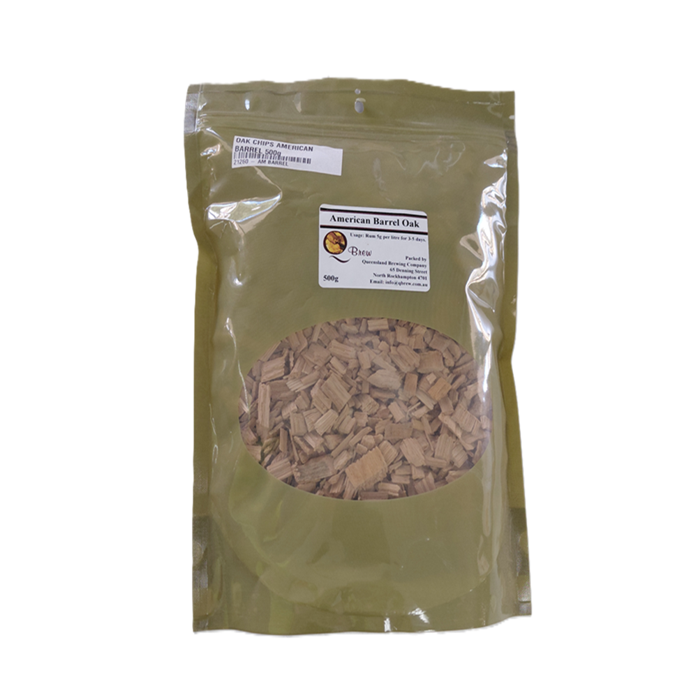 OAK CHIPS AMERICAN OAK BARREL 500g