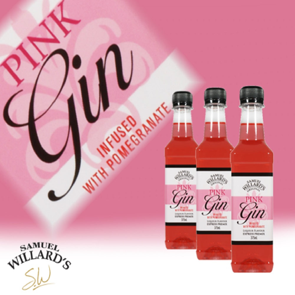 SAMUEL WILLARDS PREMIX PINK GIN 375ml