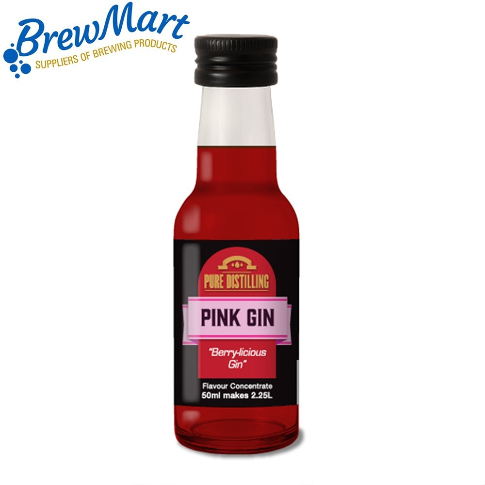 PURE DISTILLING PINK GIN ( GORDONS PREMIUM STYLE )