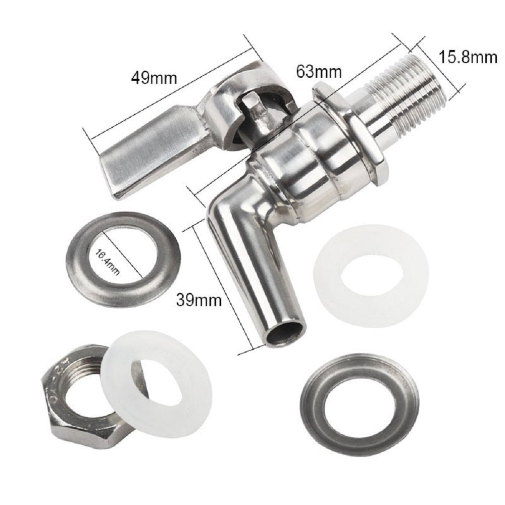 TAP - STAINLESS STEEL 3/8