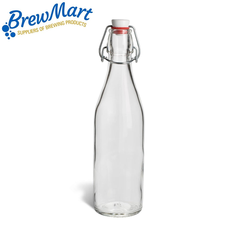 ROUND GLASS SWING TOP BOTTLE - 500ml