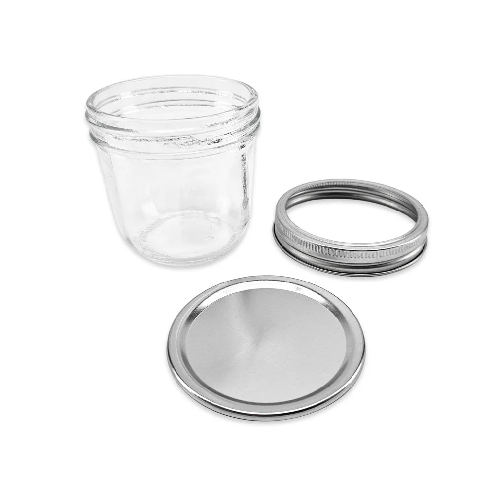 MASON JARS & LIDS 300ml - 12 PACK