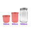 MASON JARS & LIDS 1000ml - 12 PACK