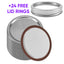 MASON JAR LIDS & RINGS x 24