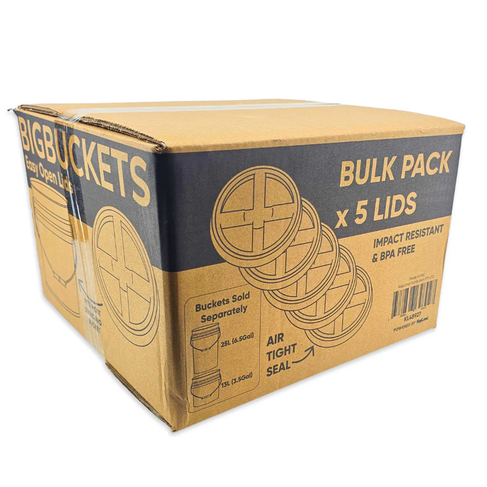 BIGBUCKET 13L x 5 - WITH SCREW TOP GAMMA SEAL LID