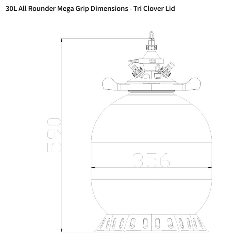 FERMZILLA 30 ltr ALL ROUNDER - COMPLETE EASY GRIP KIT