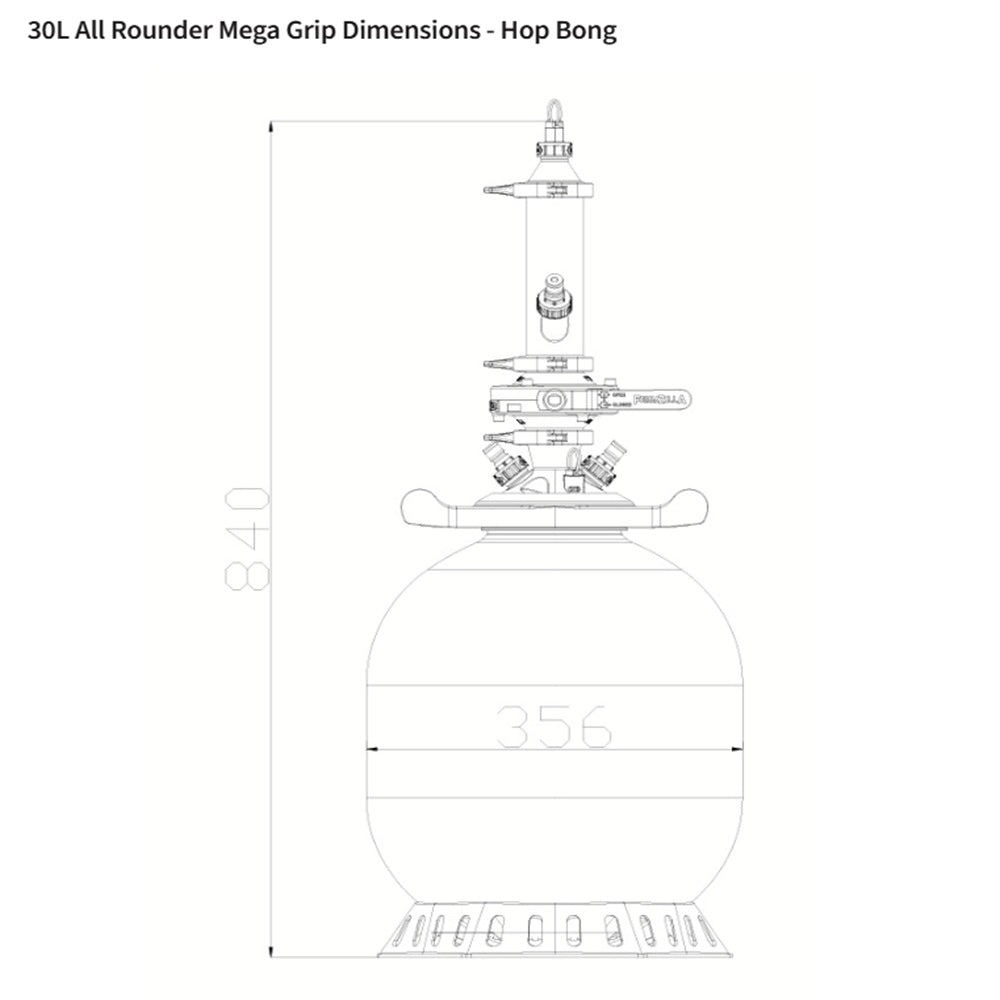 FERMZILLA 30 ltr ALL ROUNDER - COMPLETE EASY GRIP KIT