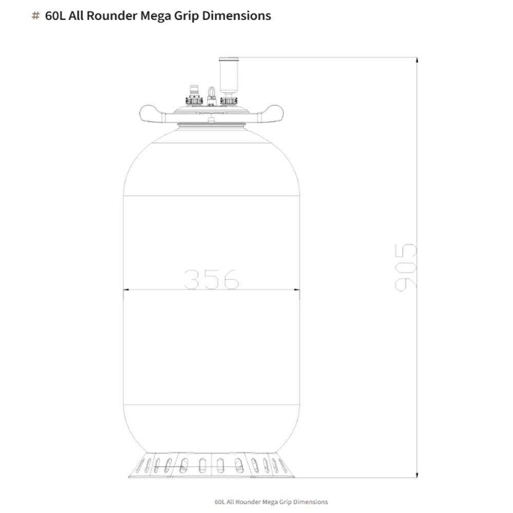 FERMZILLA 60 ltr ALL ROUNDER - COMPLETE EASY GRIP KIT