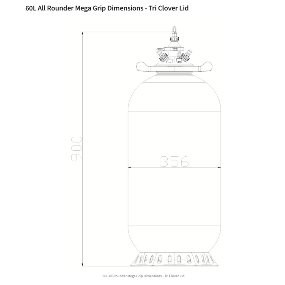 FERMZILLA 60 ltr ALL ROUNDER - COMPLETE EASY GRIP KIT