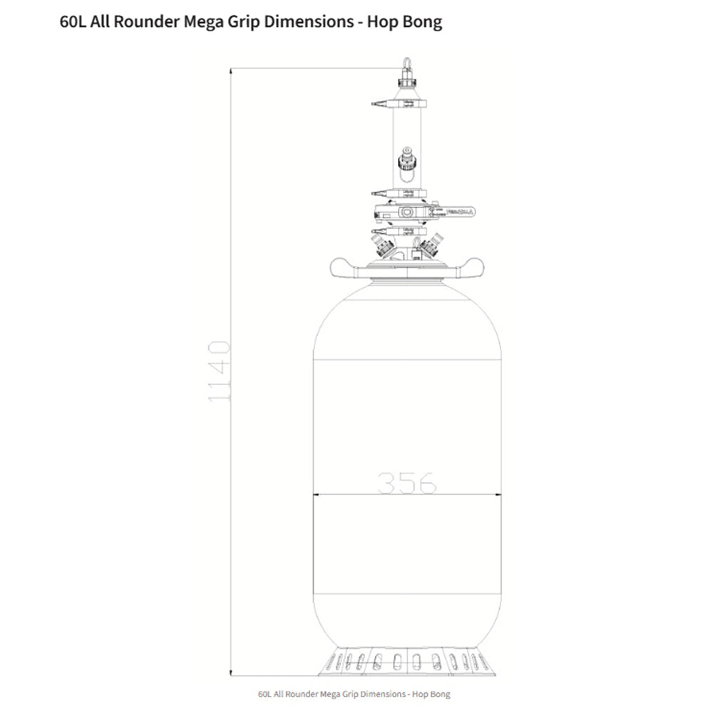 FERMZILLA 60 ltr ALL ROUNDER - COMPLETE EASY GRIP KIT