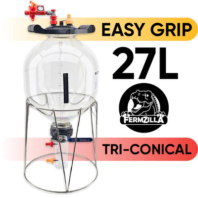 27L FERMZILLA TRI-CONICAL - COMPLETE EASY GRIP KIT