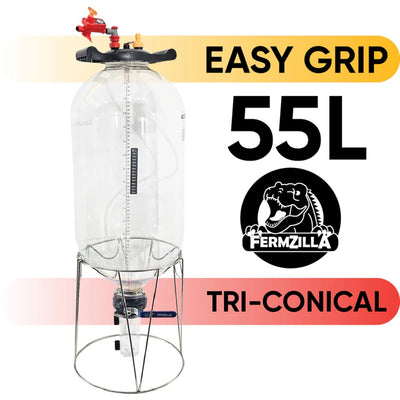 55L FERMZILLA TRI-CRONICAL EASY GRIP PRESSURE FERMENTER