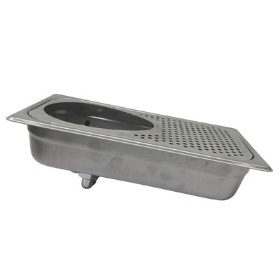 GLASS RINSER - RECESSED WITH DRAIN BOARD - C4042