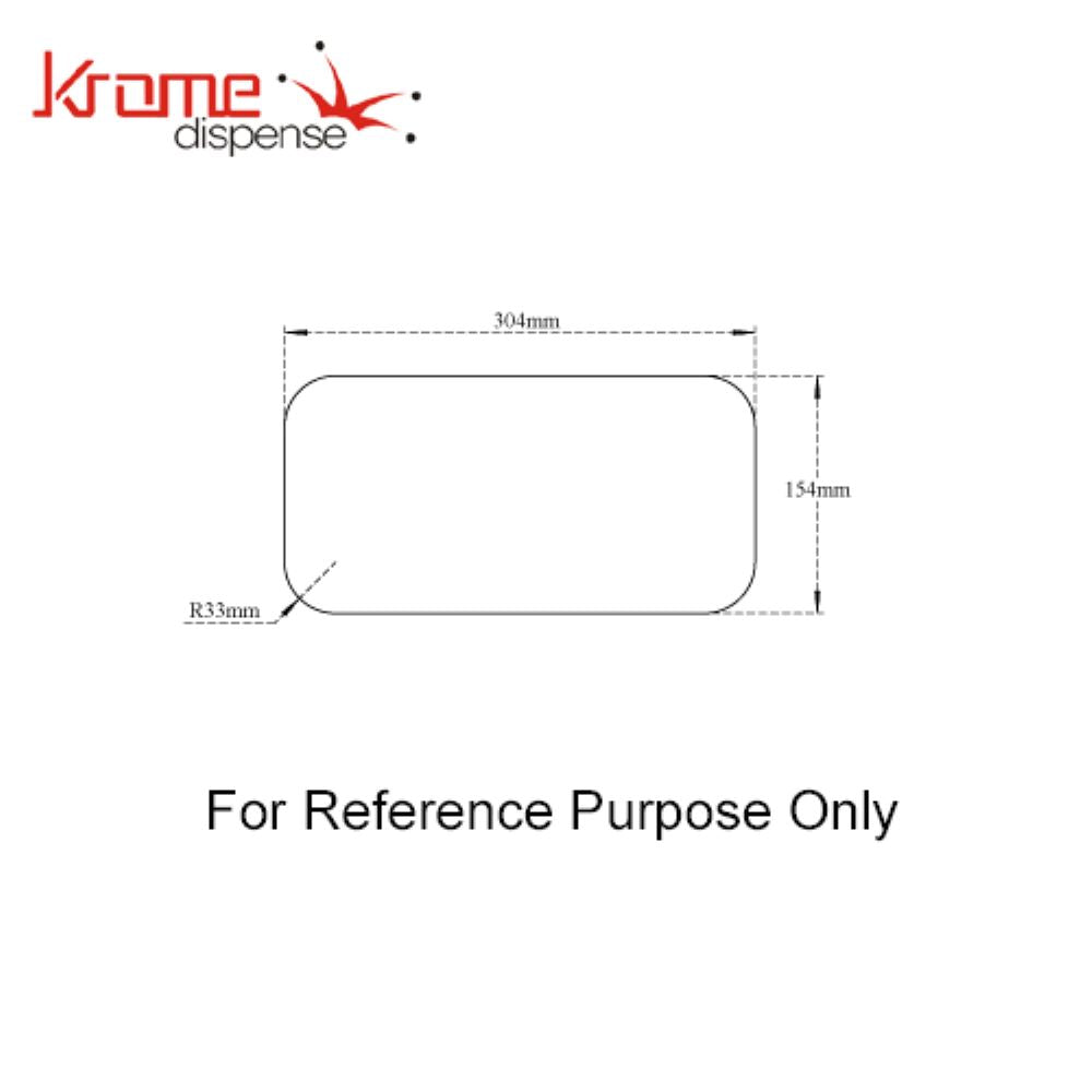 GLASS RINSER - RECESSED WITH DRAIN BOARD - C4042