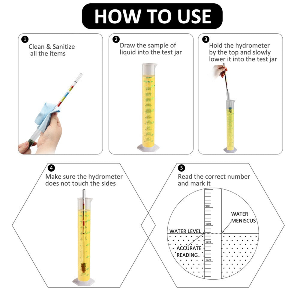 HYDROMETER 3 SCALE