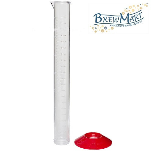 TEST JAR SCREW OFF RED BASE