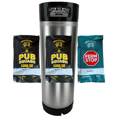 IMPRESSENCE LEMON PUB SQUASH KEG KIT