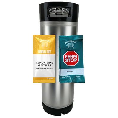 IMPRESSENCE LEMON, LIME & BITTERS KEG KIT