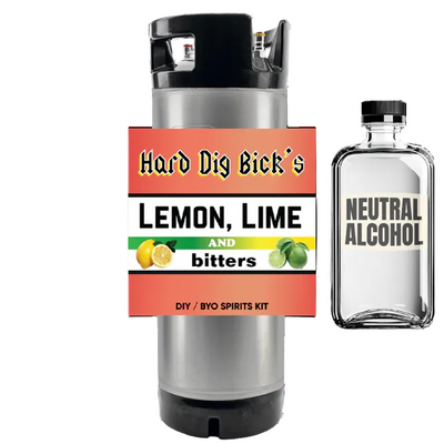 IMPRESSENCE LEMON, LIME & BITTERS KEG KIT