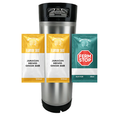 IMPRESSENCE  JAMAICAN BREWED GINGER BEER KEG KIT