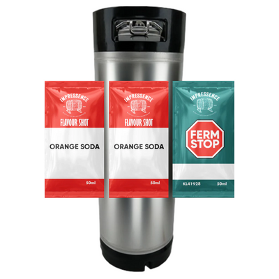IMPRESSENCE ORANGE SODA FLAVOUR KEG KIT