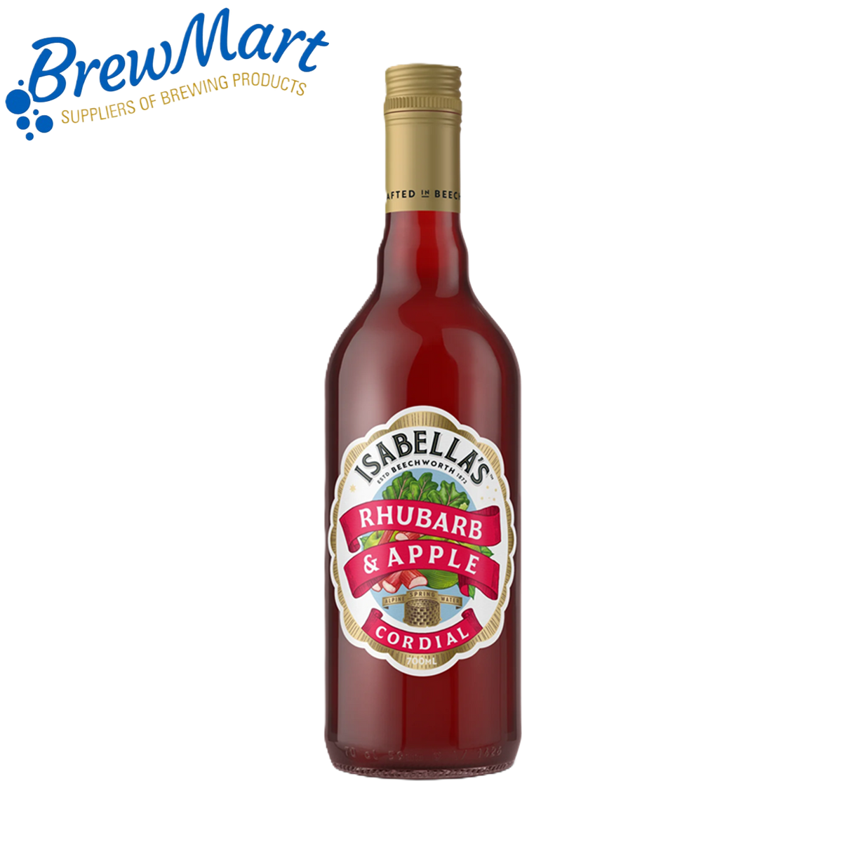 ISABELLAS RHUBARB & APPLE CORDIAL