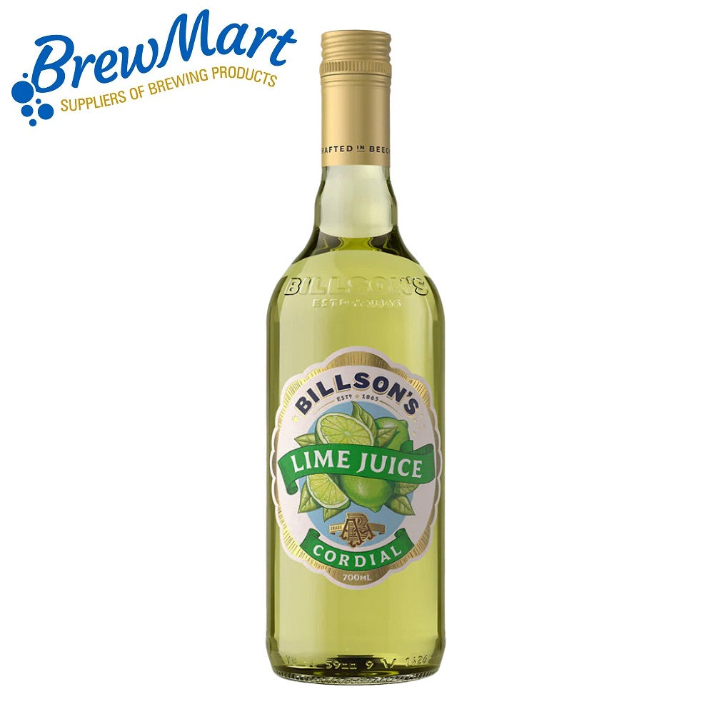 BILLSONS LIME CORDIAL