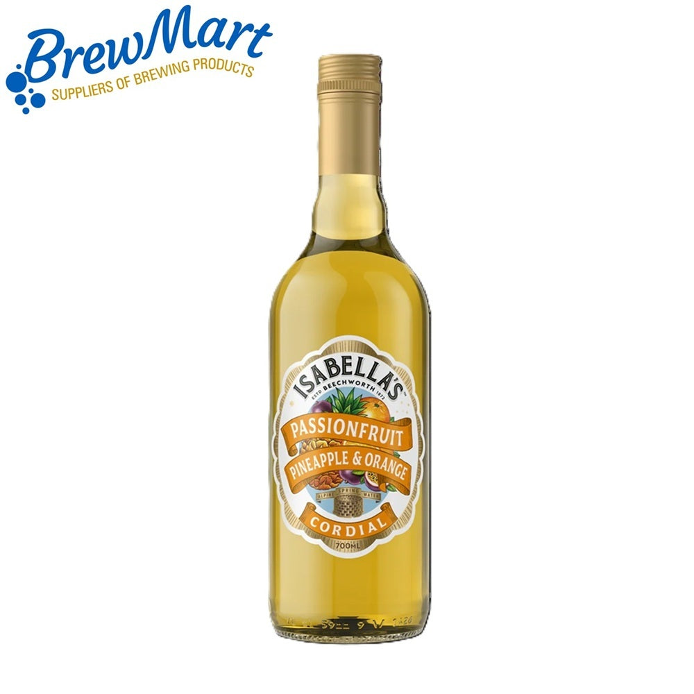 ISABELLAS PASSIONFRUIT, PINEAPPLE & ORANGE CORDIAL