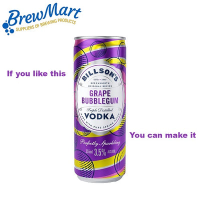 BILLSONS GRAPE BUBBLEGUM CORDIAL