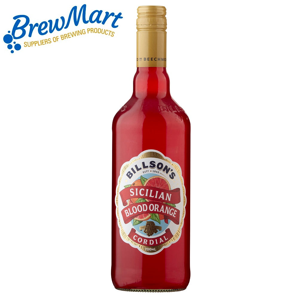 BILLSONS SICILIAN BLOOD ORANGE CORDIAL