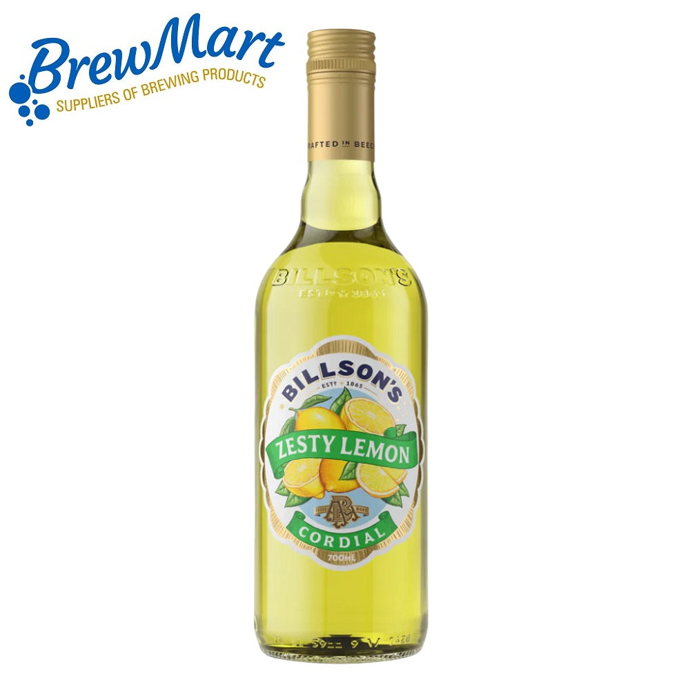 BILLSONS ZESTY LEMON CORDIAL