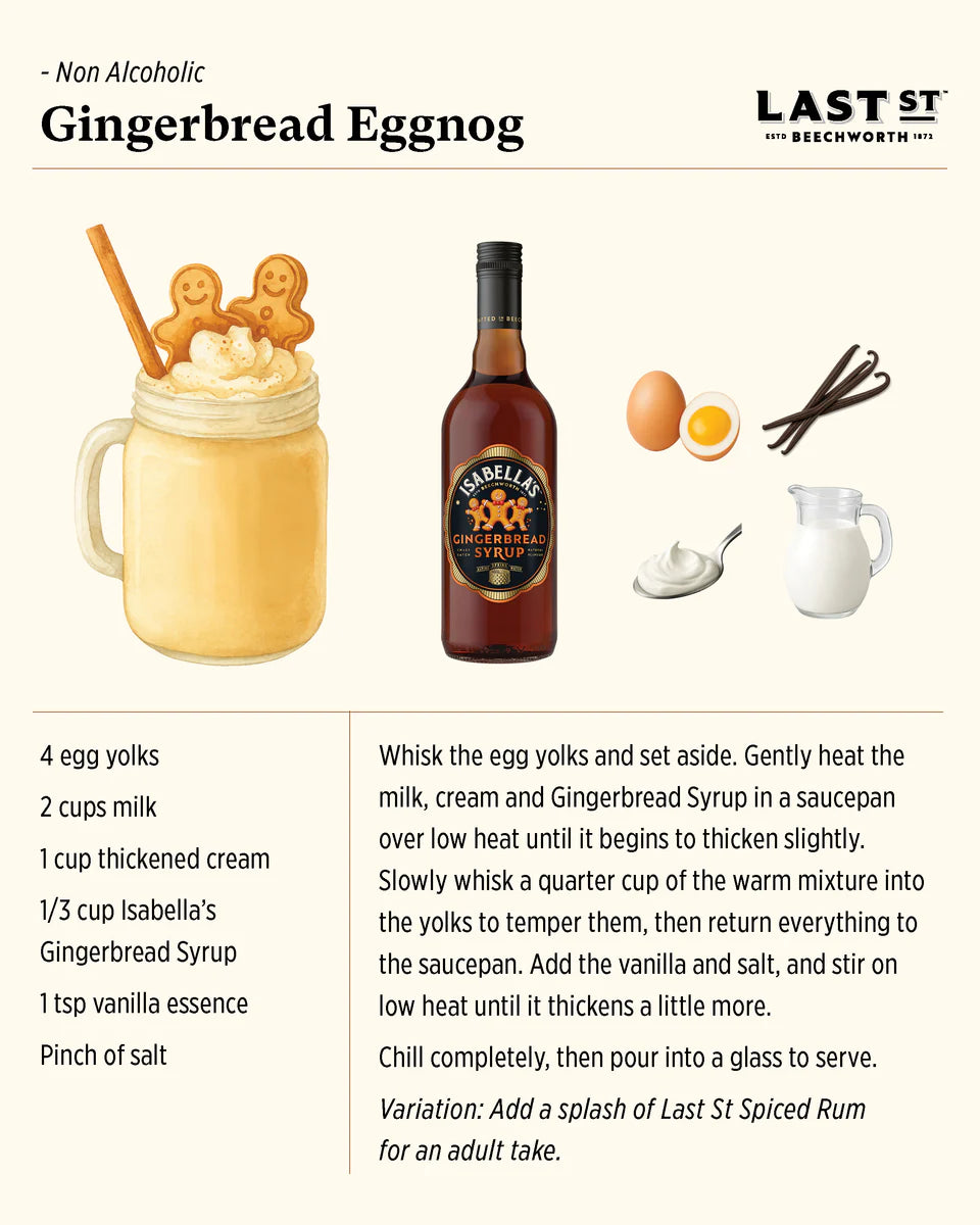 ISABELLAS GINGERBREAD SYRUP
