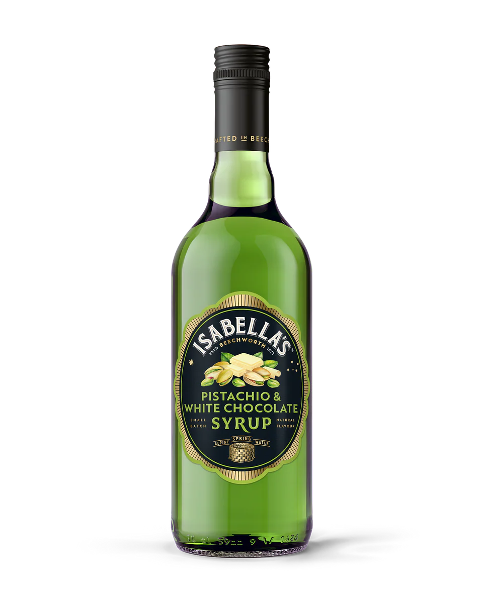 ISABELLAS PISTACHIO & WHITE CHOCOLATE SYRUP